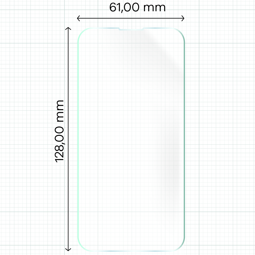 Folia hydrożelowa Bizon Film Hydrogel Front Duo dla iPhone 13 Mini, 2 sztuki